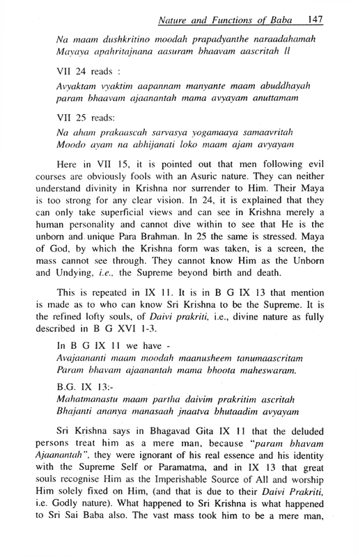  Nature and Functions of Baba